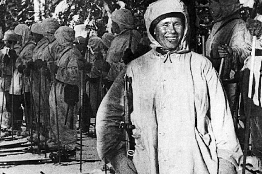 fiński snajper Simo Häyhä