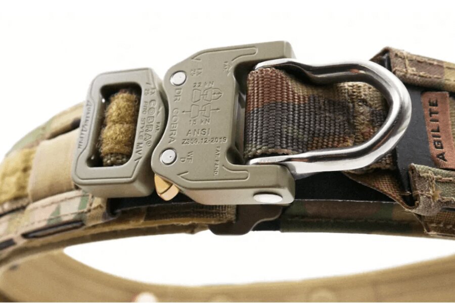 Pas Magnetix Battle Belt Agilite Gear z klamrą cobra w wersji multicam. Źródło: agiliteinternational.com