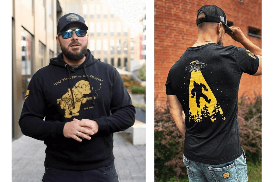 Nine Line - koszulka i bluza. Źródło: Rigad