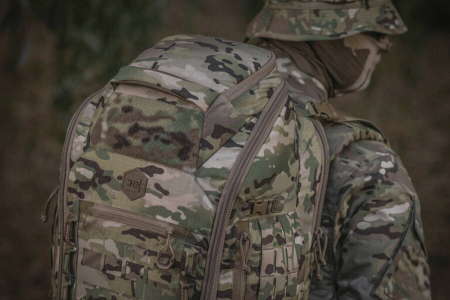 Plecak Elite Gen.IV M-Tac®, large jest przeznaczony do przenoszenia ciężkiego wyposażenia. Źródło: M-Tac, Rigad