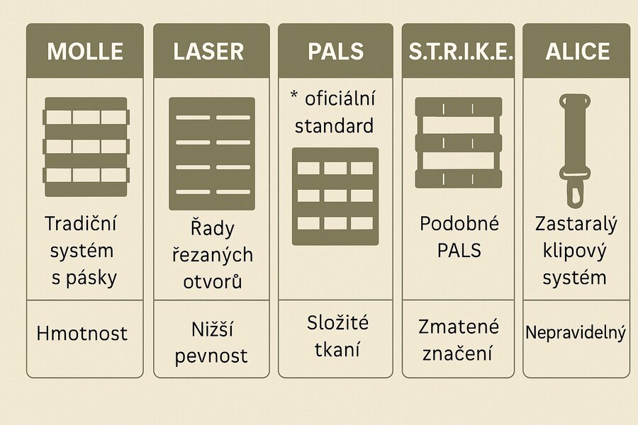 Porównanie poszczególnych typów wiązań. Źródło: Rigad, własna infografika