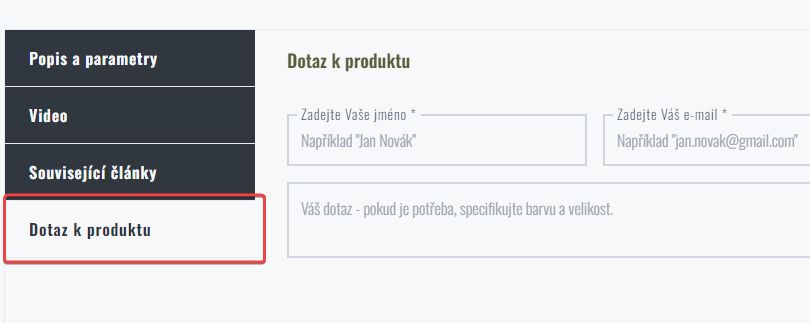 Pytanie o produkt