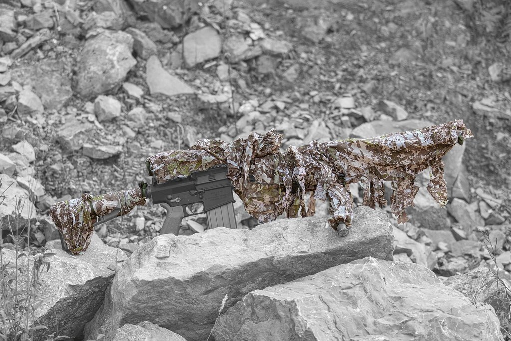 3-częściowy pokrowiec maskujący Rifle Camo Ghosthood® IRR