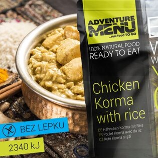 Adventure Menu® - Kurczak Korma z ryżem 400 g