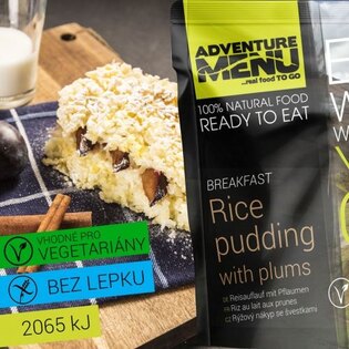 Adventure Menu® - Ryżowy pudding ze śliwkami 250 g