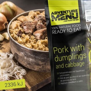 Adventure Menu® - Wieprzowina z knedlikami i kapustą