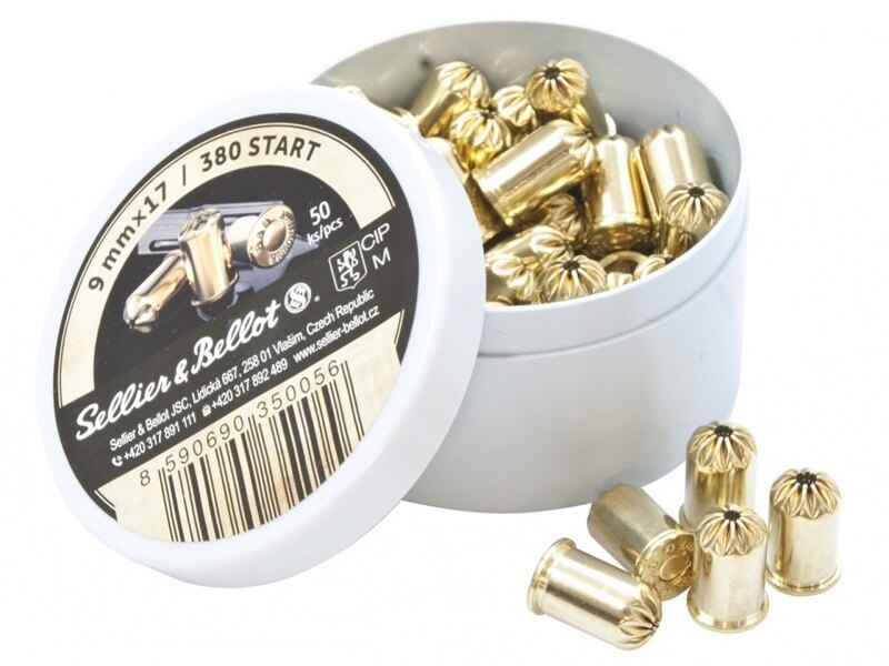 Amunicja akustyczna Sellier & Bellot® / 380 R Blanc / 9mm R Blanc / 9x17 / 50 szt.