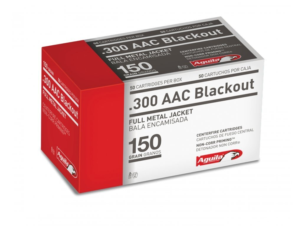 Amunicja FMJ Aguila® / 300 AAC Blackout / 154 grs / 50 szt.