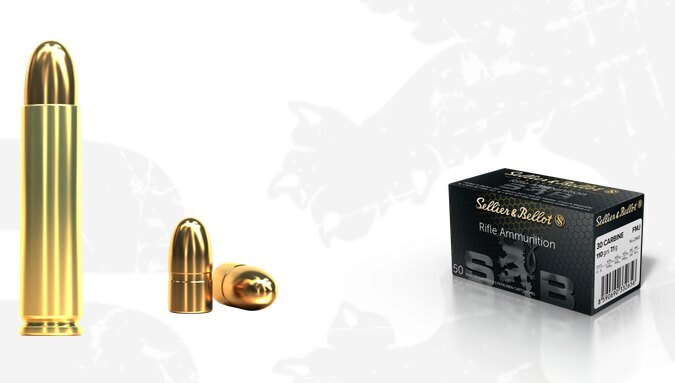 Amunicja FMJ Sellier & Bellot® / .30 Carbine / 7,1 g - 110 grs / 50 szt.