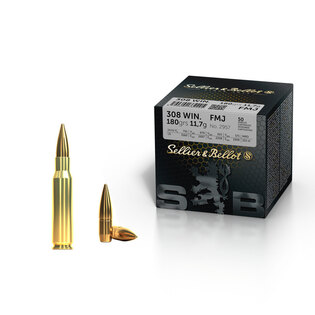 Amunicja FMJ Sellier & Bellot® / 308. Win / 11,7 g - 180 grs / 50 szt.
