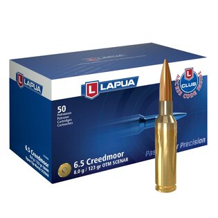 Amunicja OTM Scenar Lapua® / 6.5 Creedmoor / 123 grs / 50 sztuk
