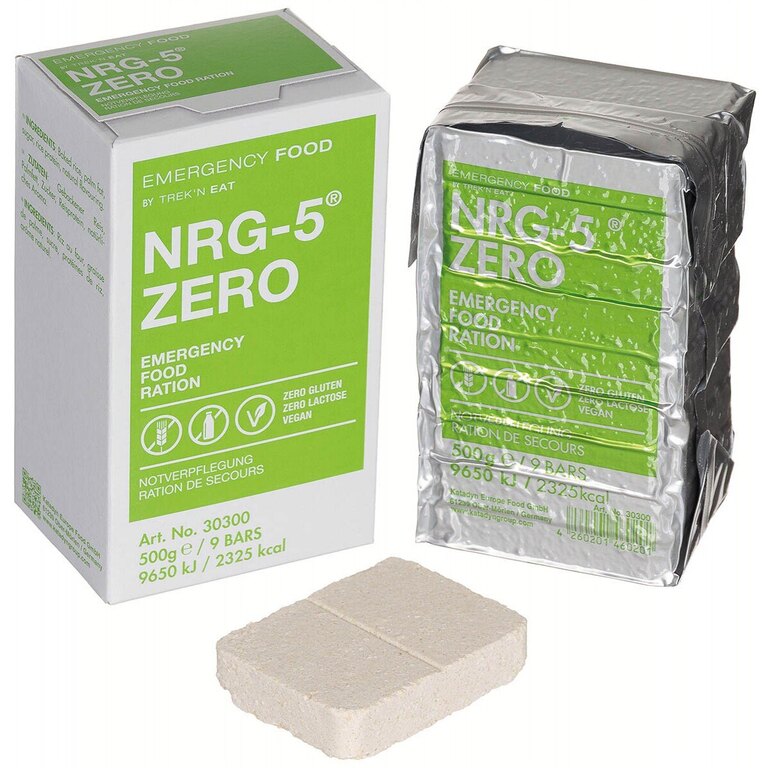 Awaryjna racja żywnościowa/bezglutenowa NRG-5 Zero Trek'n Eat®