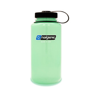 Butelka Polní Wide Mouth 1 L NALGENE® - świecąca zielona
