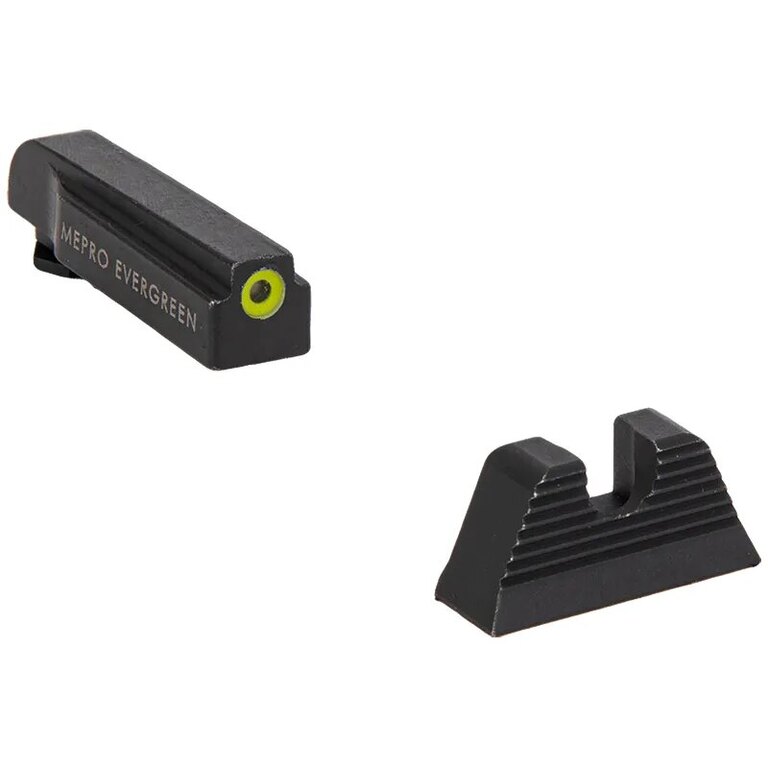 Celownik Evergreen™ Meprolight® do Glocka / żółta muszka, czysta szczerbinka
