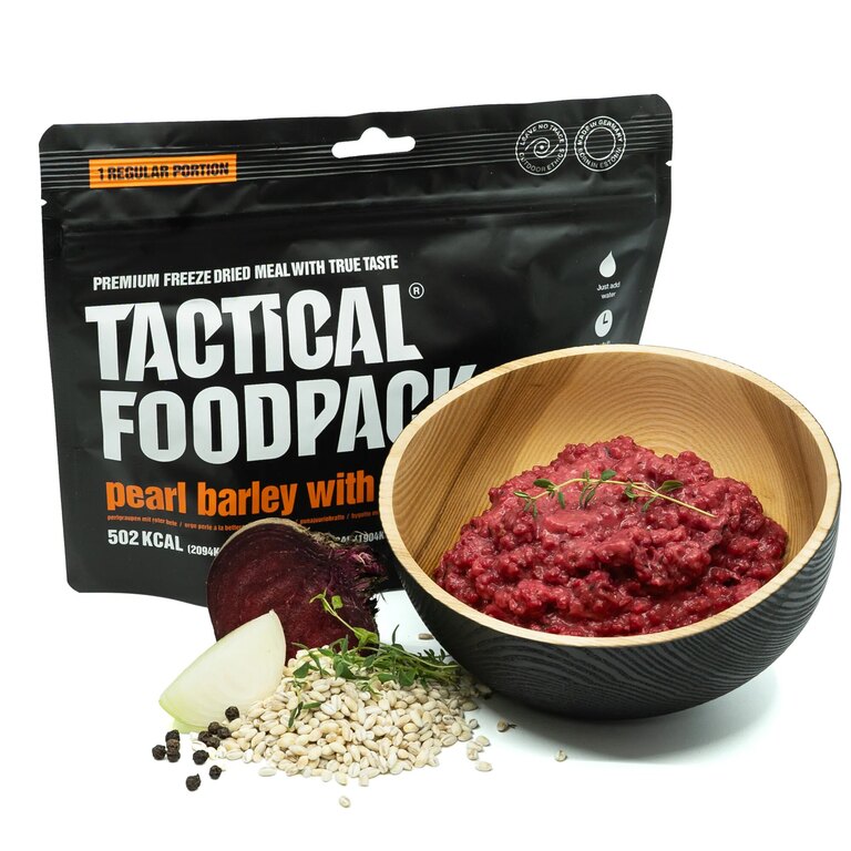 Dehydratowana żywność Perłowy jęczmień z burakiem czerwonym Tactical Foodpack®