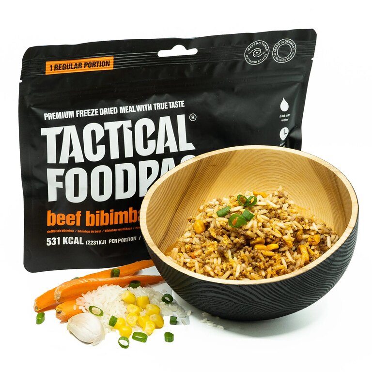 Dehydratowane jedzenie Wołowy Bibimbap Tactical Foodpack®