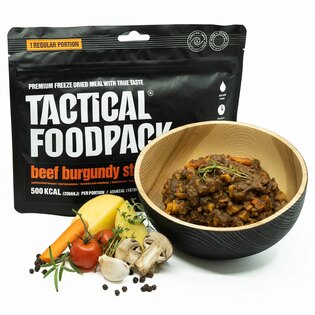 Dehydratowane jedzenie Wołowy gulasz po burgundzku Tactical Foodpack®