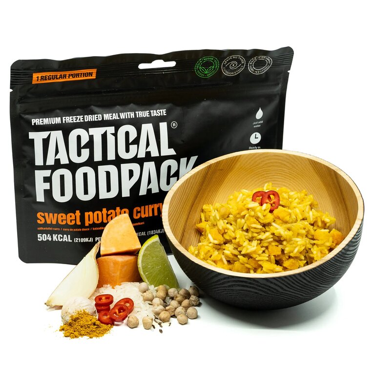 Dehydrowane jedzenie Batatowe curry Tactical Foodpack®