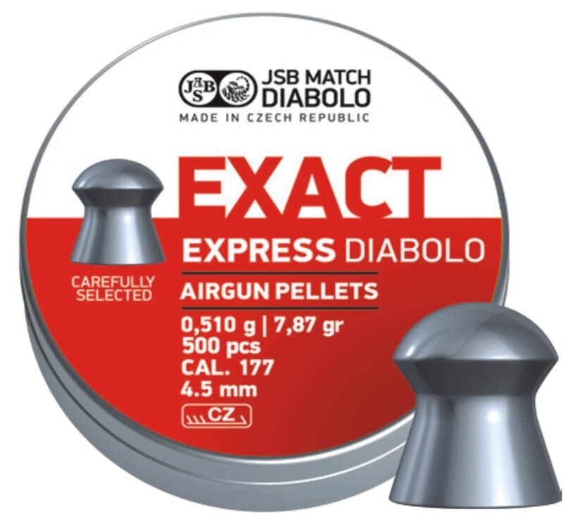 Diabolki Exact Express 4.52 mm JSB® / 500 sztuk