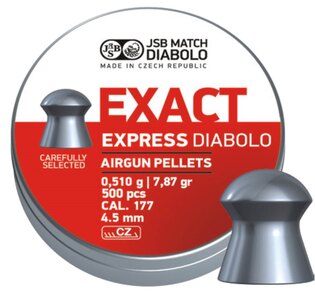 Diabolki Exact Express 4.52 mm JSB® / 500 sztuk