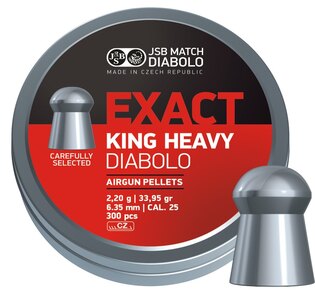 Diabolo Exact King Heavy 6,35 mm JSB® / 150 szt.