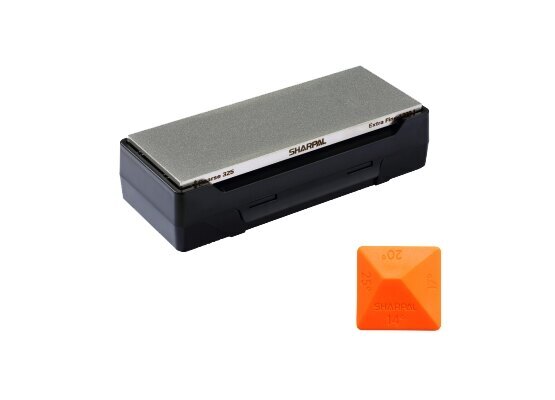 Dwustronny kamień szlifierski Dual Diamond Coarse + Extra-Fine z podstawą 20,3 cm x 7,6 cm Sharpal®