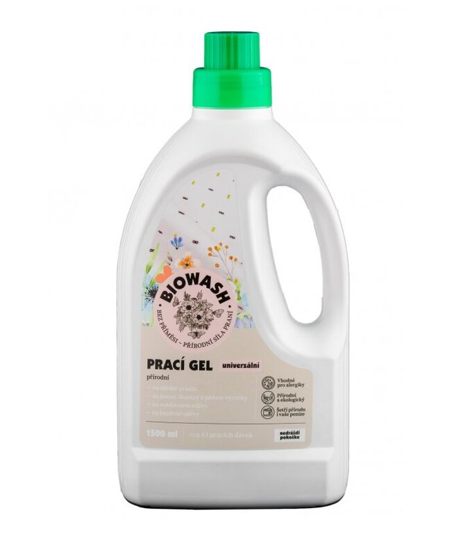 Ekologiczny naturalny żel do prania BioWash®, 1,5 l
