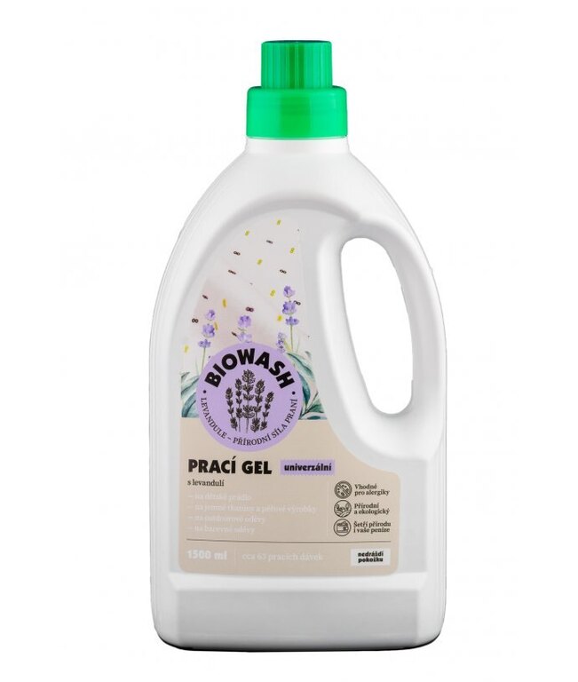 Ekologiczny naturalny żel do prania BioWash® / lawenda