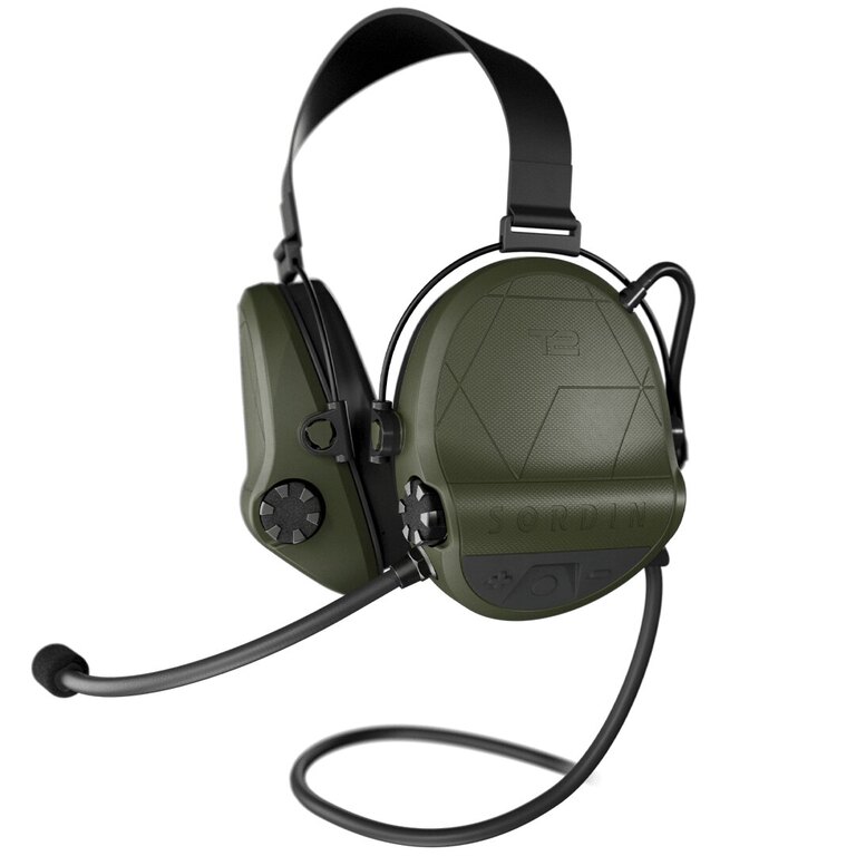 Elektroniczne słuchawki Supreme T2 CC Neckband Fabric Sordin®