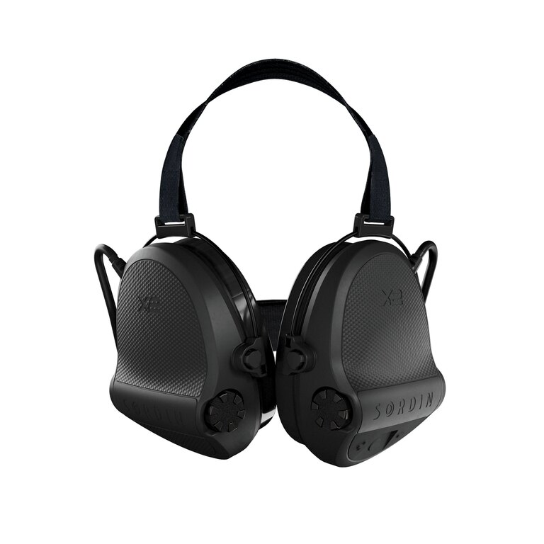 Elektroniczne słuchawki Supreme X2 Neckband Sordin® / Żelowe nauszniki