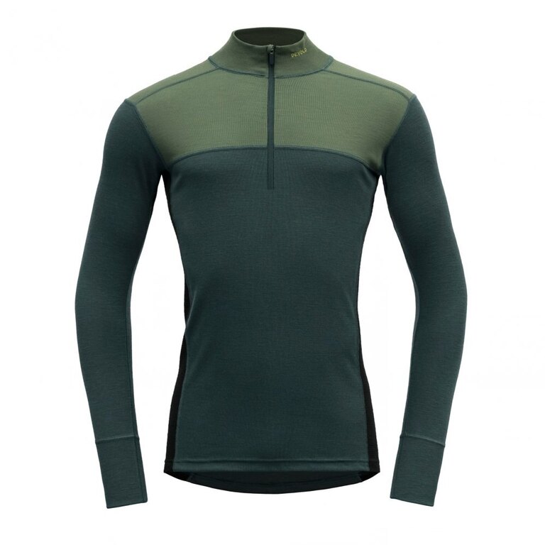 Funkcyjna koszulka z długim rękawem Lauparen Merino 190 Zip Neck Devold®