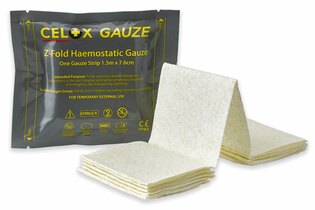Gaza hemostatyczna Celox Z CELOX Medical® / 7,6 cm x 1,5 m
