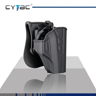 Kabura na pistolet T-ThumbSmart Cytac® Taurus PT709 Slim + uniwersalna kabura na magazynek Cytac® - czarna