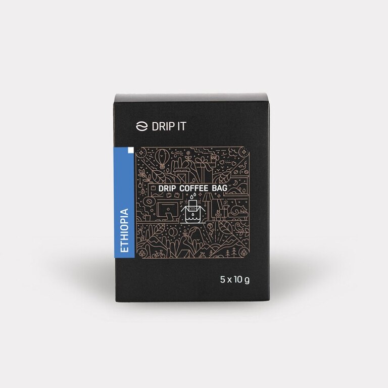 Kawa w filtrze Ethiopia Sidamo Drip it®, 5 szt.