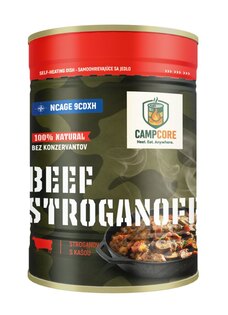 Konserwa Beef Stroganoff CampCore® / samoogrzewanie