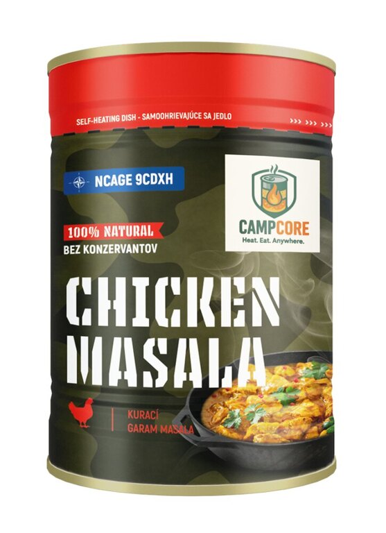 Konserwa Chicken Masala CampCore® / samopodgrzewanie