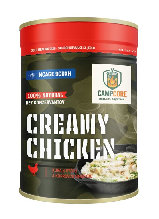 Konserwa Creamy Chicken CampCore® / samopodgrzewanie