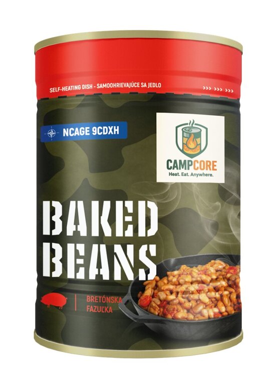 Konzerva Baked Beans CampCore® / samopodgrzewanie