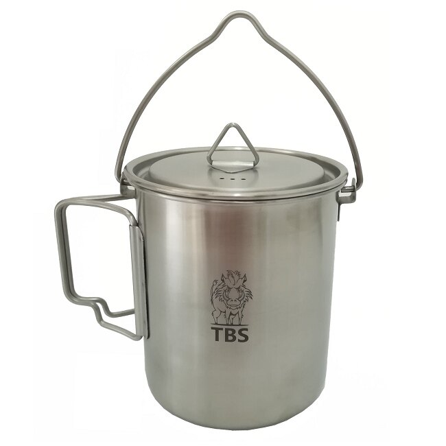 Kubek stalowy z pokrywką TBS Outdoor® 750 ml