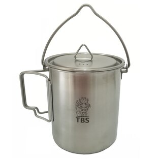 Kubek stalowy z pokrywką TBS Outdoor® 750 ml