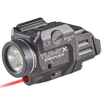 Latarka LED po broń z laserem czerwonym TLR-8X Streamlight®