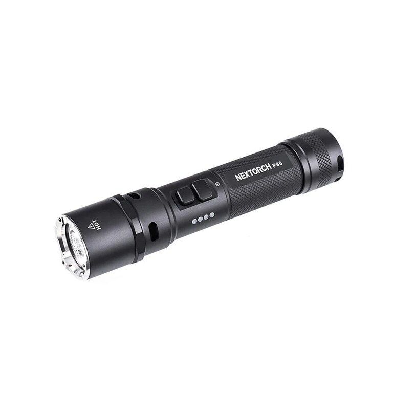 Latarka P86 1600 lm z elektronicznym gwizdkiem 120db NexTorch®