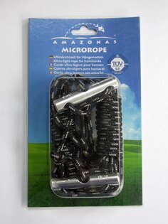 Linka mocująca do hamaka Microrope AMAZONAS® - czarne