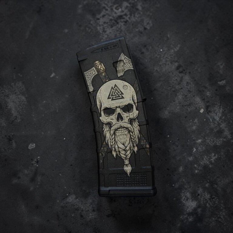 Magazynek do AR15, 30 nabojów, kaliber 5.56×45 NATO Magpul® / Viking Skull