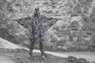 Maskujące poncho Compact Poncho Ghosthood® IRR