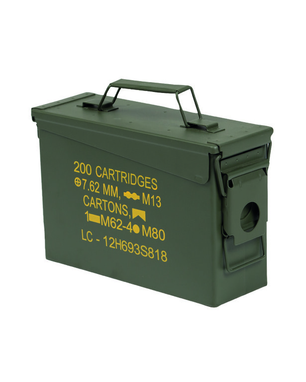 Metalowa skrzynia amunicyjna US M19A1 CAL.30 Mil-Tec®, z nadrukiem