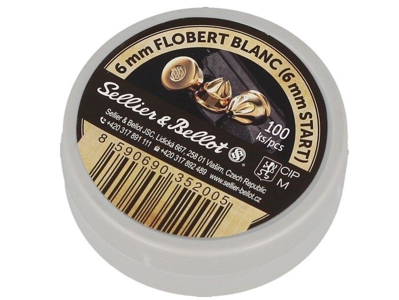 Naboje akustyczne Sellier & Bellot® / 6 mm Flobert Blanc / 100 szt.