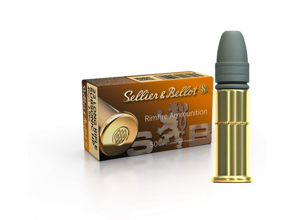 Naboje bocznego zapłonu Subsonic HP Sellier & Bellot® / .22 LR / 2,6 g / 50 szt.