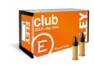 Naboje Club Eley® / .22 LR / 40 grs / 50 szt