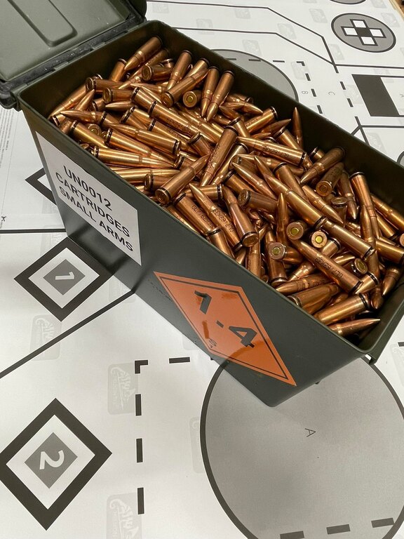 Naboje FMJ GetLoad® / 7,62 x 39, 900 sztuk + Box Ammo NATO